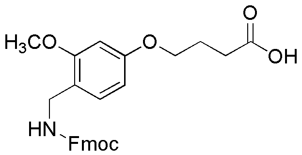 Acide 4-(4-N-Fmoc-aminométhyl-3-méthoxyphénoxy)butyrique