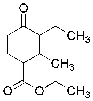 4-Carbetoxi-2-etil-3-metil-2-ciclohexen-1-ona