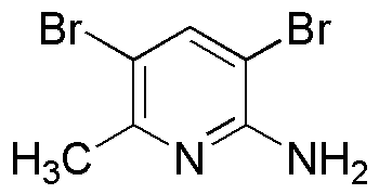 2-Amino-3,5-dibromo-6-metilpiridina