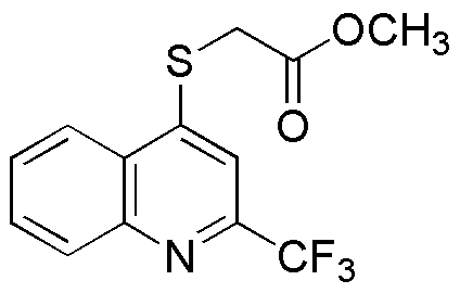 2-([2-(trifluorométhyl)-4-quinolyl]thio)acétate de méthyle