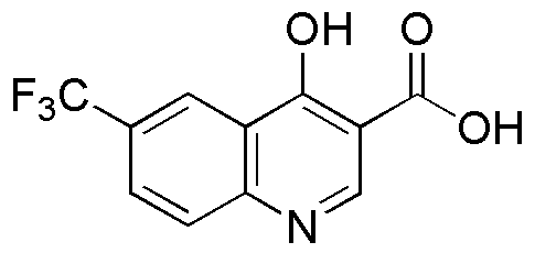 Ácido 4-hidroxi-6-(trifluorometil)quinolina-3-carboxílico