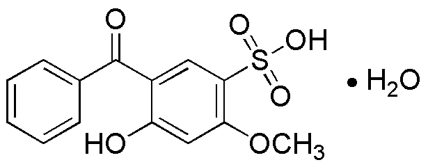 5-Benzoyl-4-hydroxy-2-methoxybenzenesulfonic acid hydrate