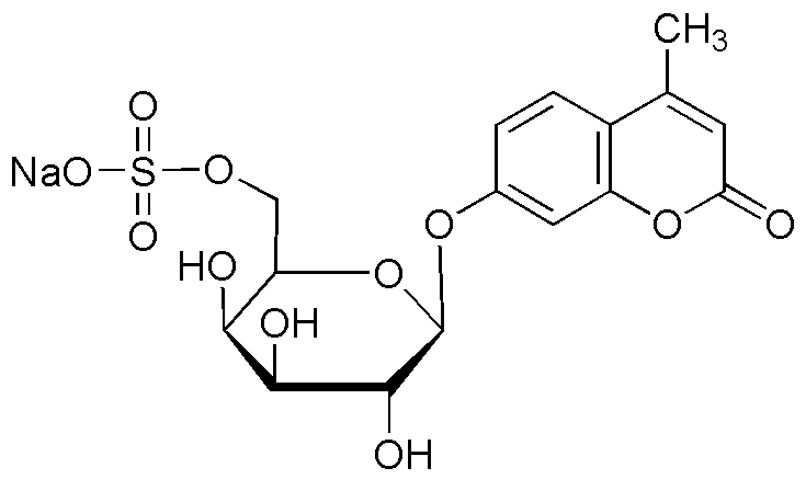 Sel de sodium du 4-méthylumbelliféryl β-D-galactopyranoside-6-sulfate