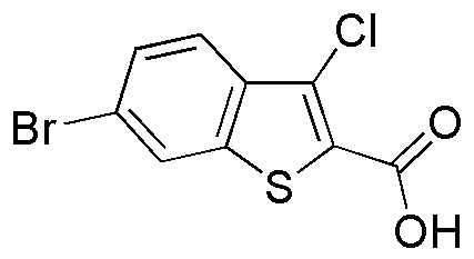 Ácido 6-bromo-3-cloro-1-benzotiofeno-2-carboxílico