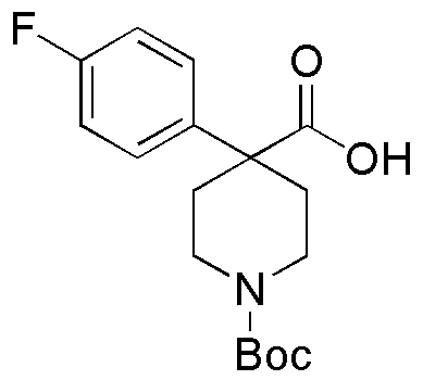 Ácido Boc-4-(4-fluorofenil)-piperidina-4-carboxílico