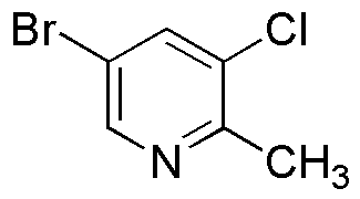 5-Bromo-3-chloro-2-methylpyridine