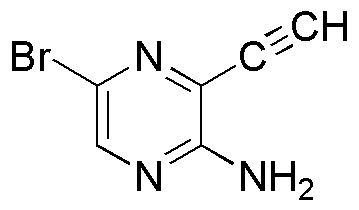 2-Amino-5-bromo-3-ethynylpyrazine