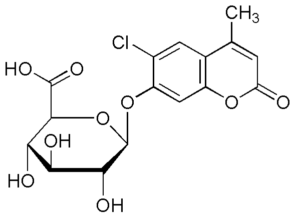 6-Cloro-4-metilumbeliferil β-D-glucurónido