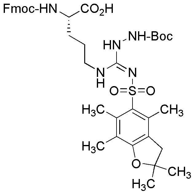 Ácido (S)-Fmoc-2-amino-5-[(N'-Pbf-N''-Boc-amino)-guanidino]-pentanoico