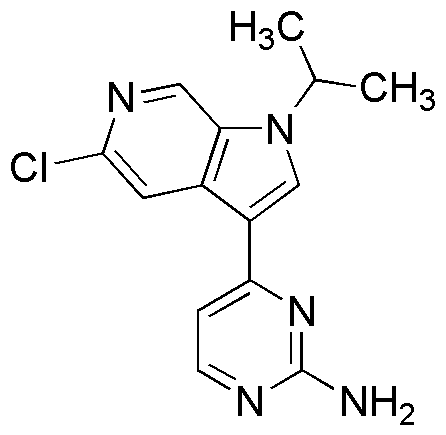 4-(5-cloro-1-isopropil-1H-pirrolo[2,3-c]piridin-3-il)pirimidin-2-amina