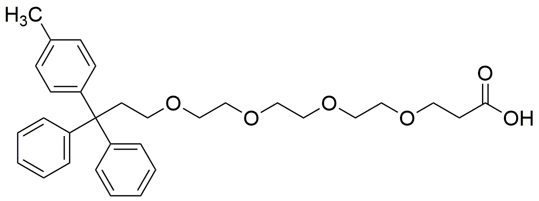 Acide 15-(4-méthyltrityl)-4,7,10,13-tétraoxapentadécanoïque