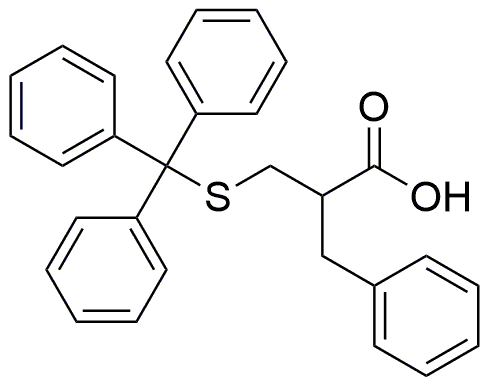 3-Tritylmercapto-2-benzyl-propionic acid