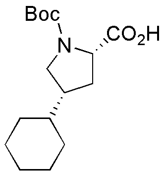 (ácido 2S,4R-Boc-4-ciclohexil-pirrolidin-2-carboxílico