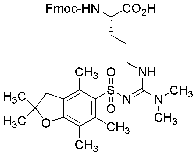 Na-Fmoc-Nw, Nw-dimethyl-Nw'-(2,2,4,6,7-pentamethyldihydrobenzofuran-5-sulfonyl)-L-arginine