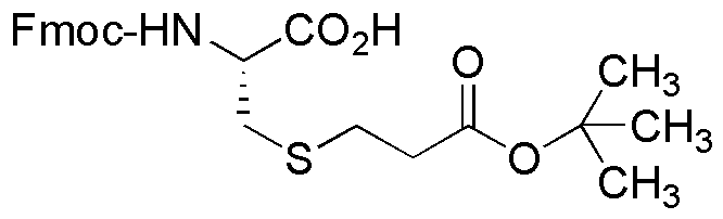 Ácido (R-Fmoc-2-amino-3-(2-terc-butoxicarbonil-etilsulfanil)-propiónico