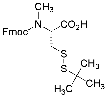 Fmoc-N-methyl-S-tert-butylthio-L-cysteine