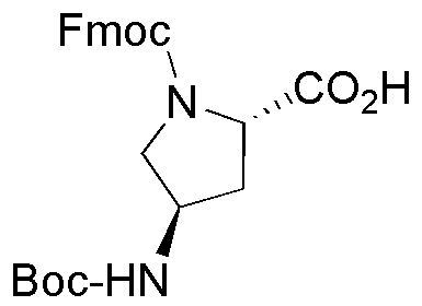 (2S,4R-Boc-4-amino-1-Fmoc-pyrrolidine-2-carboxylic acid