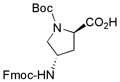 (acide 2R,4S-Fmoc-4-amino-1-Boc-pyrrolidine-2-carboxylique