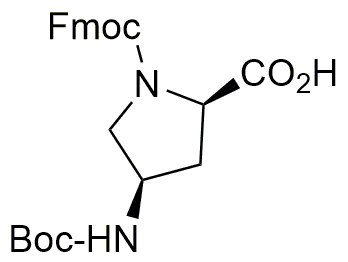 (ácido 2R,4R-Boc-4-amino-1-Fmoc-pirrolidin-2-carboxílico