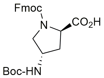 (ácido 2R,4S-Boc-4-amino-1-Fmoc-pirrolidin-2-carboxílico