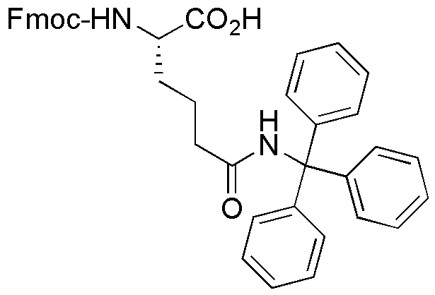 (S-Fmoc-2-amino-5-(trityl-carbamoyl)-pentanoic acid