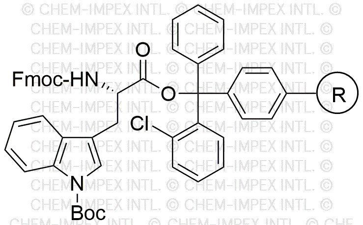 Fmoc-L-Trp(Boc)-2-chlorotrityl resin (0.3 - 0.8 meq/g, 100 - 200 mesh)