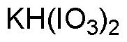 Potassium hydrogen diiodate