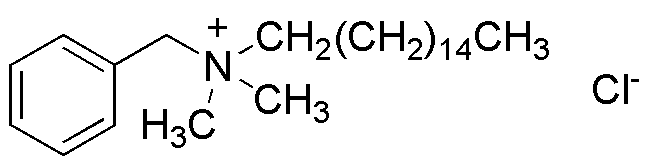 Benzyldimethylhexadecylammonium chloride