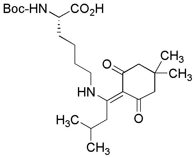 Nα-Boc-Nε-1-(4,4-dimetil-2,6-dioxociclo-hex-1-ilideno)-3-metilbutil-L-lisina