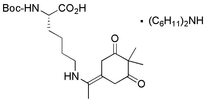 Sel de dicyclohexylammonium de Na-Boc-Ne-1-(4,4-diméthyl-2,6-dioxocyclohex-1-ylidène)éthyl-L-lysine