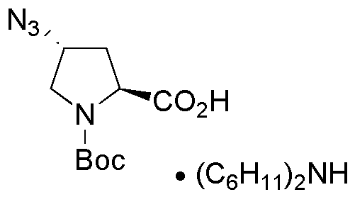 (2S,4R-4-Azido-1-(tert-butoxycarbonyl)pyrrolidine-2-carboxylic acid dicyclohexylamine salt