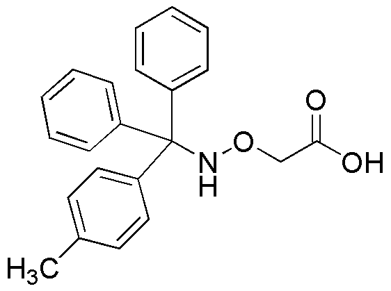 Ácido 4-metiltritilaminooxiacético