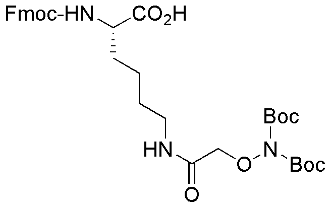 Na-Fmoc-Ne-bis(Boc-aminooxi)acetamido-L-lisina