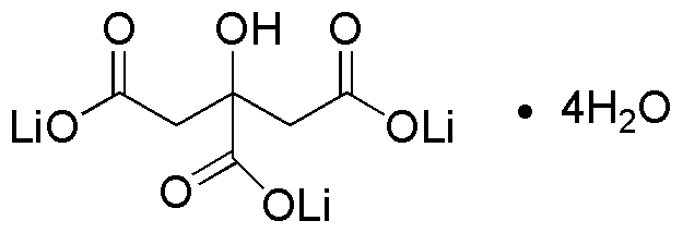 Citrato de litio tribásico tetrahidratado