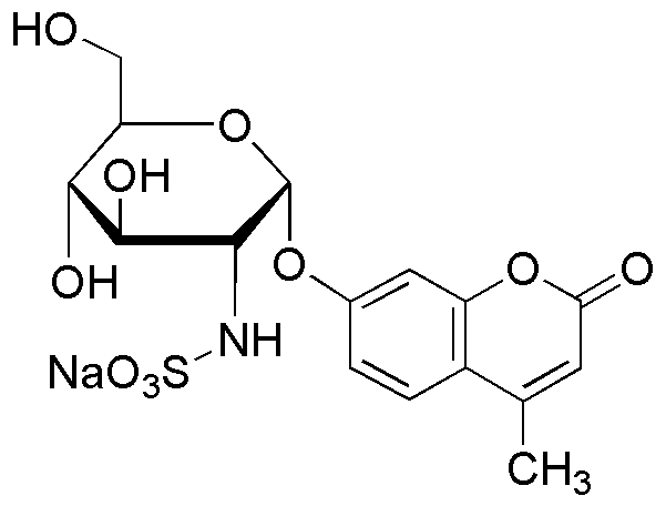 Sal sódica de 4-metilumbeliferil 2-desoxi-2-sulfamino-α-D-glucopiranósido