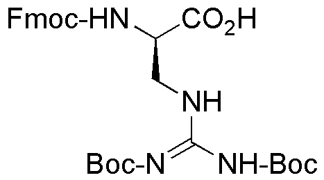 Ácido (R)-N-Fmoc-N,N'-bis-Boc-2-amino-3-guanidinopropiónico