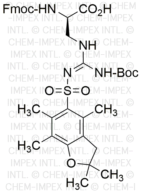 Ácido (R-2-(Fmoc-amino)-3-(N-Pbf,N'-Boc-guanidino)-propiónico