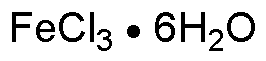 Morceaux de chlorure de fer (III) hexahydraté