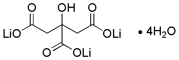 Citrato de litio tribásico tetrahidratado