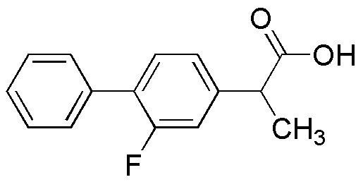 Flurbiprofeno, inhibidor de la ciclooxigenasa