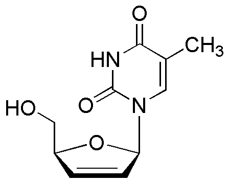 2',3'-Didehydro-3'-deoxythymidine