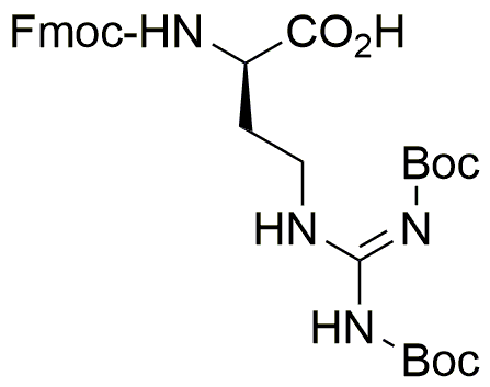 Ácido 2-(Fmoc-amino)-4-(bis-Boc-guanidino)-D-butírico