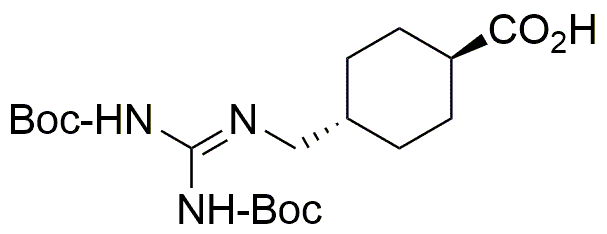 4-trans-(Boc2-guanidino)methycyclohexane carboxylic acid