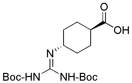 Ácido 4-trans-[(Boc)2-guanidino]ciclohexanocarboxílico