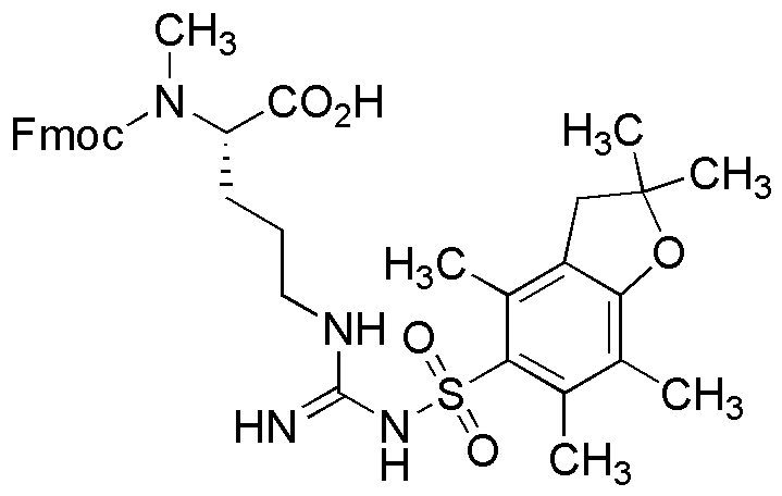 Nα-Fmoc-Nα-methyl-Nω-(2,2,4,6,7-pentamethyldihydrobenzofuran-5-sufonyl)-L-arginine