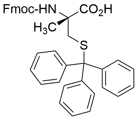 Acide (R)-Fmoc-2-amino-2-méthyl-3-tritylsulfanyl-propionique