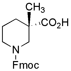 Ácido (S)-Fmoc-3-metil-piperidina-3-carboxílico