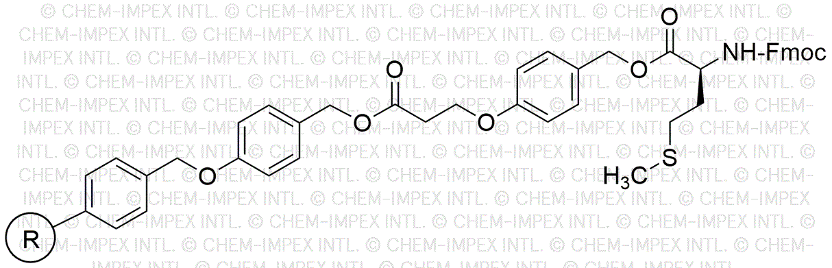 Resina Fmoc-L-Met-MPPA(Wang) (0,3-0,8 meq/g, malla 100-200)