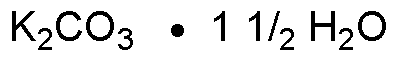 Potassium carbonate sesquihydrate