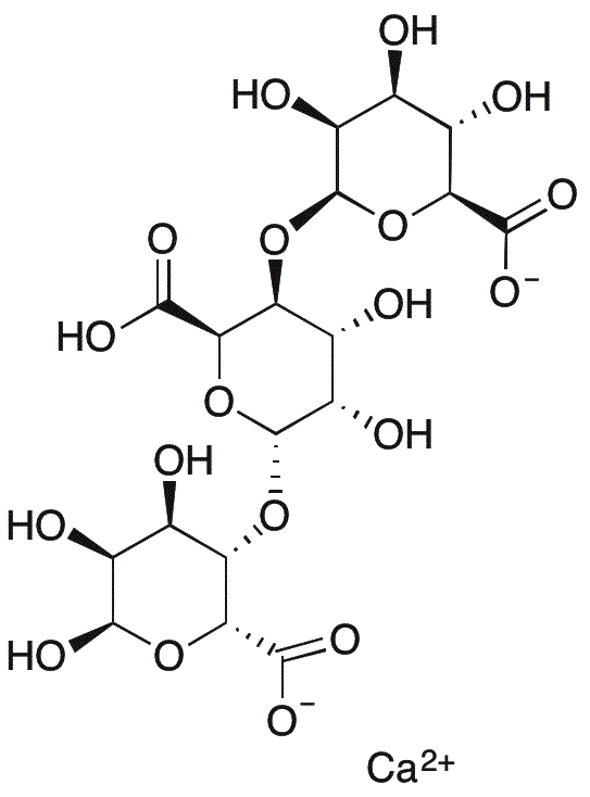 Sel de calcium de l'acide alginique